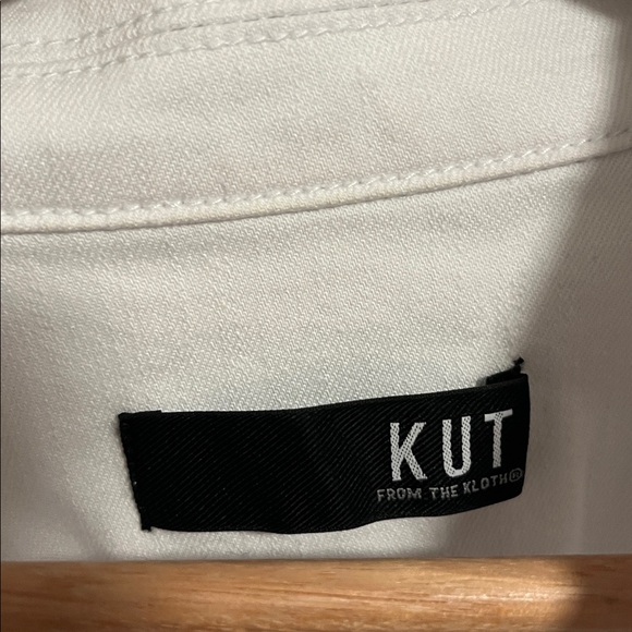 Denim Jacket worn two times 
KUT from the Kloth frayed denim jacket
LP - Picture 2 of 3